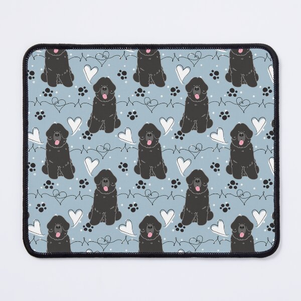 Item preview, LOVE Black Newfie Newfoundland dog  designed and sold by Lulupainting.