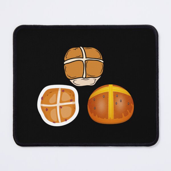 Item preview, funny hot cross buns     designed and sold by OnlyPinkss.