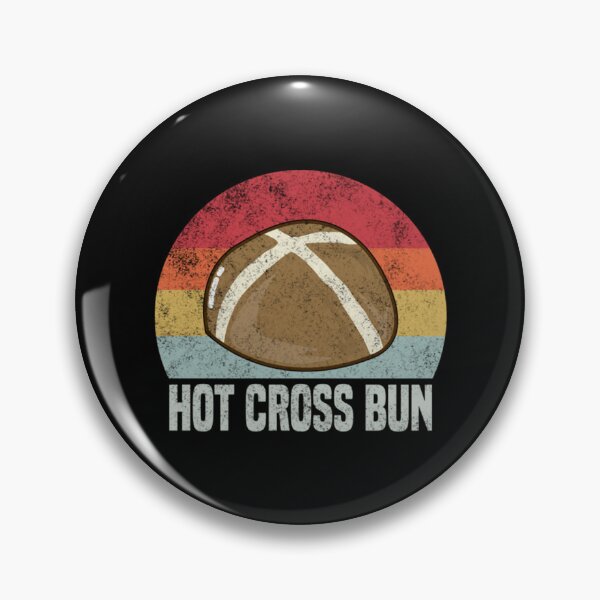 Item preview, Hot Cross Bun Easter Retro Vintage 1970s   designed and sold by OnlyPinkss.