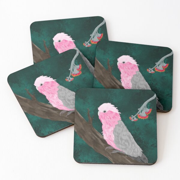 Item preview, Pink and Grey Galah designed and sold by BittyKittyNeko.