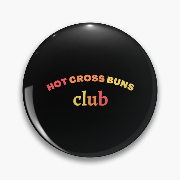 Item preview, hot cross buns funny cute foodie club   designed and sold by OnlyPinkss.