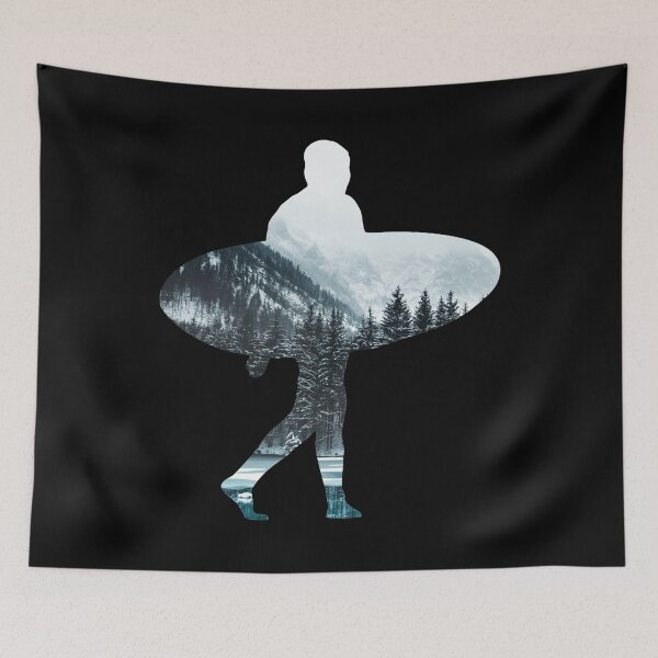 Artikelvorschau, Surfing the Cosmos - Snow Forest Patterns for T-shirts, stickers and other accessories entworfen und verkauft von Celestial Reach.
