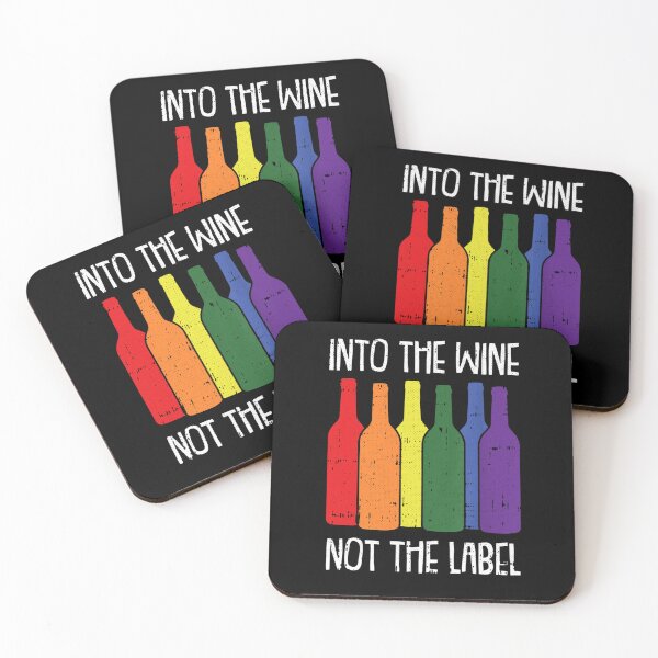Item preview, Into The Wine Not The Label Bi-sexual Pride Drinking LGBT-Q  designed and sold by dickvusqr.