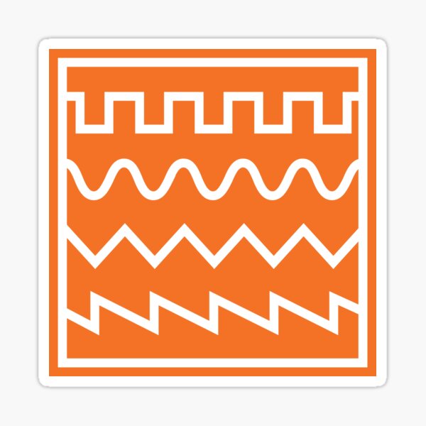 Item preview, Synthesizer Waveforms Orange designed and sold by AtomicMalibu.