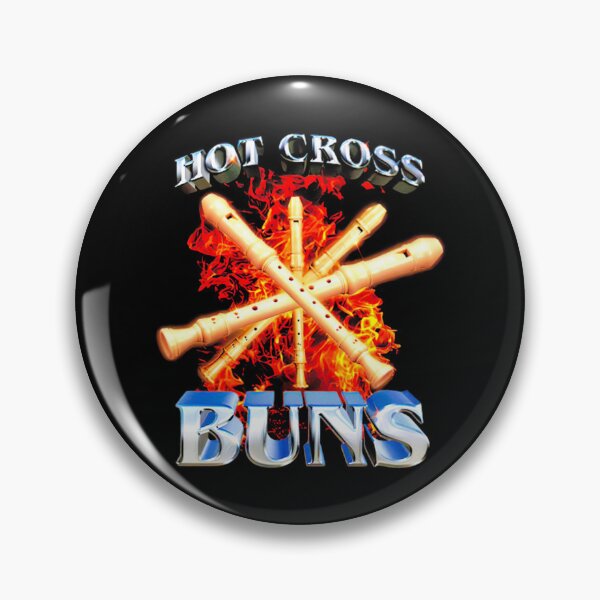 Item preview, Hot Cross Buns, Funny Cross Buns, Hot Cross Fire   designed and sold by OnlyPinkss.