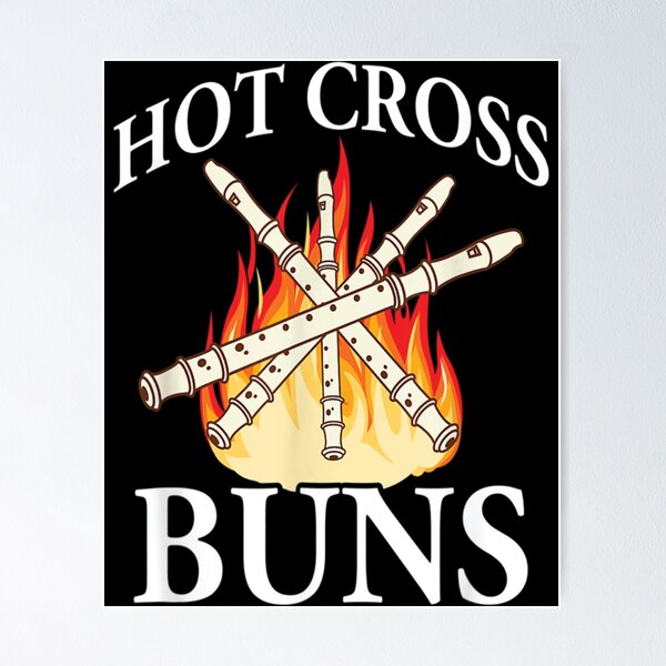 Item preview, Hot Cross Buns, Hot Cross Buns Design    designed and sold by OnlyPinkss.