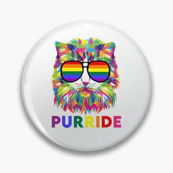 Artikelvorschau, Gay Pride LGBT Flag Cat Owner Gift Purride rainbow  entworfen und verkauft von varalee87.
