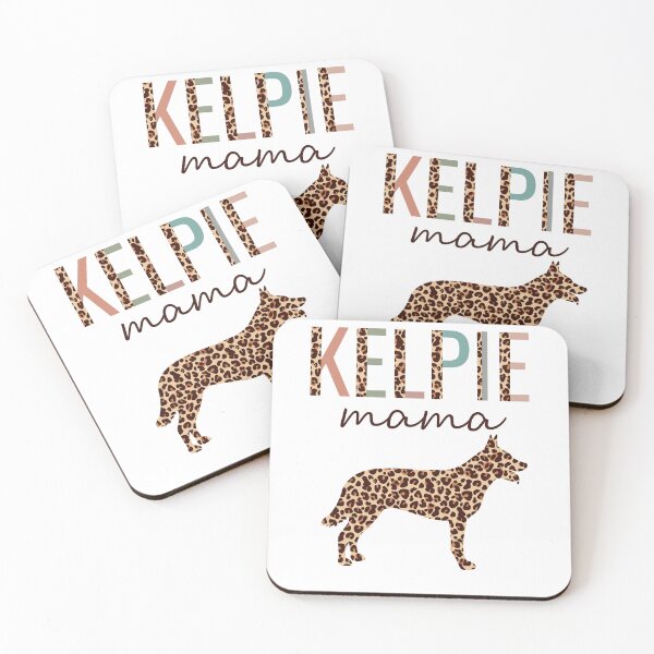 Item preview, Kelpie Mama With Leopard Print For Australian Kelpie Dog Mom designed and sold by JokeGysen.