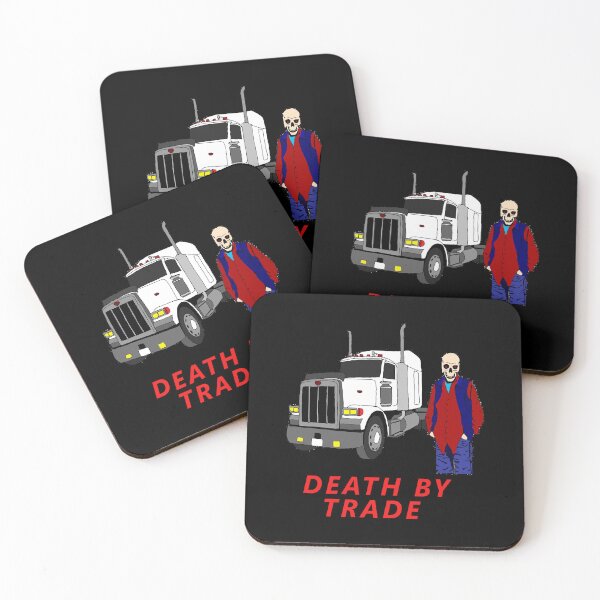 Item preview, Death By Trade Funny Trucker designed and sold by ktmaem.