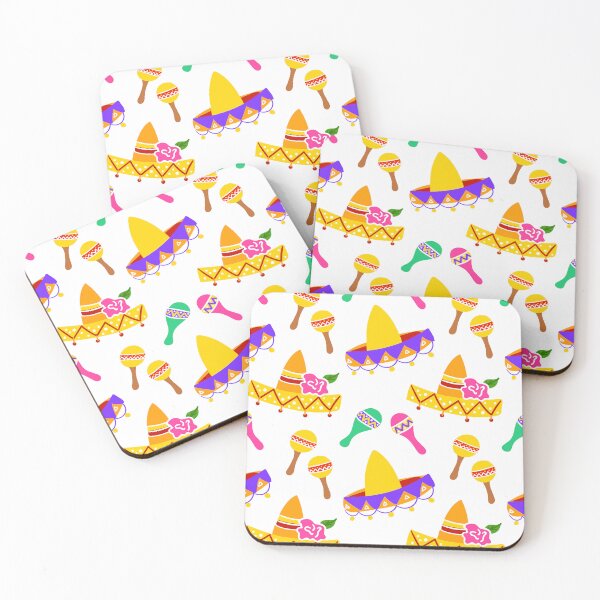 Item preview, Colourful and Funny Mexican Sombrero Pattern designed and sold by tagmoj.