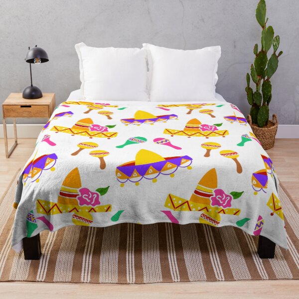 Item preview, Colourful and Funny Mexican Sombrero Pattern designed and sold by tagmoj.
