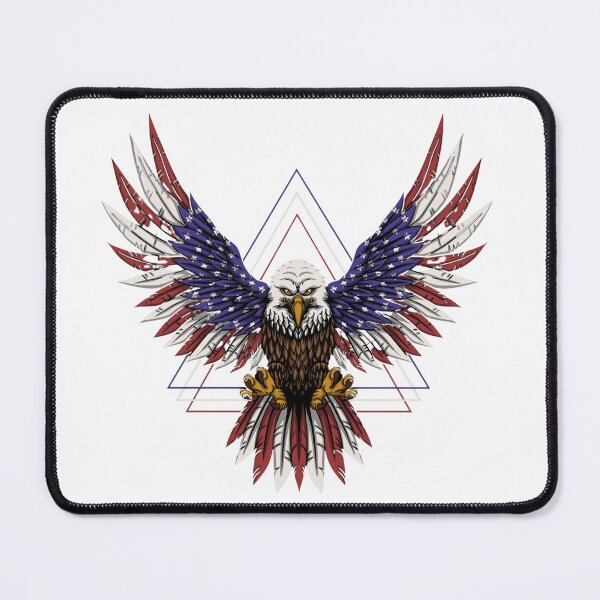 Artikelvorschau, USA Independence day Patriotic Bald Eagle entworfen und verkauft von Beeroclock.