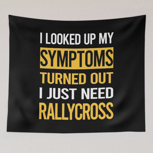 Item preview, Funny My Symptoms Rallycross designed and sold by kerry8d7dlaurie.