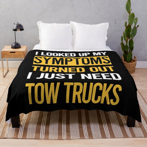 Item preview, Funny My Symptoms Tow Truck Trucks designed and sold by kerry8d7dlaurie.
