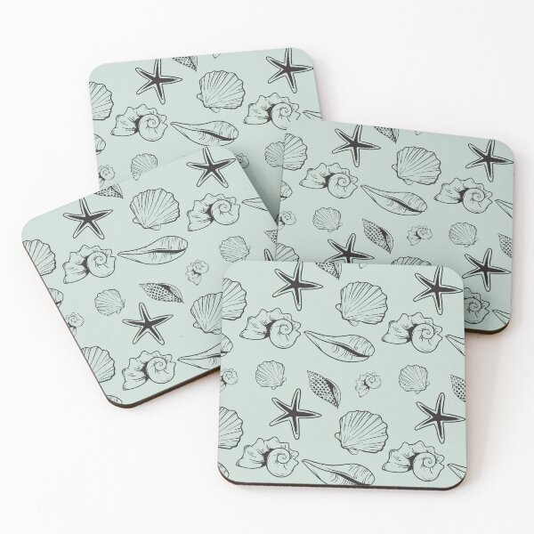 Item preview, The light sage green shells designed and sold by Bright76.