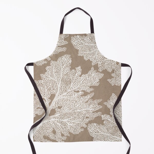 Item preview, Sea Fan Coral – White on Kraft designed and sold by Cat Coquillette.