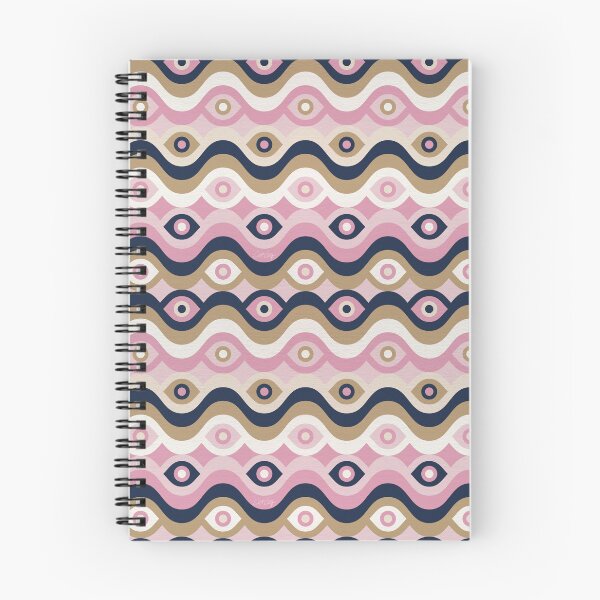 Item preview, Psychedelic Eye Melt – Blush & Navy designed and sold by Cat Coquillette.