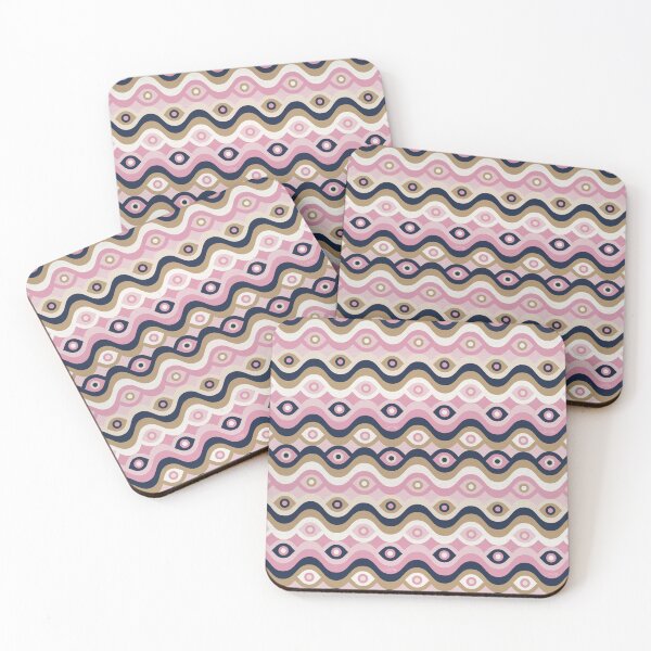 Artikelvorschau, Psychedelic Eye Melt – Blush & Navy entworfen und verkauft von Cat Coquillette.