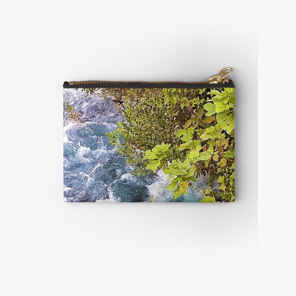 Item preview, A flowing river, river, water, turquoise, navy, blue, green, paradise, island, summer, beach, adventure, foam, tropical, exotic, aqua, rain, xmas, holidays, designed and sold by PrintedDreams.