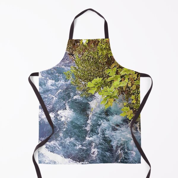 Item preview, A flowing river, river, water, turquoise, navy, blue, green, paradise, island, summer, beach, adventure, foam, tropical, exotic, aqua, rain, xmas, holidays, designed and sold by PrintedDreams.