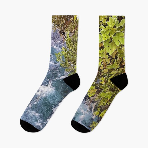 Item preview, A flowing river, river, water, turquoise, navy, blue, green, paradise, island, summer, beach, adventure, foam, tropical, exotic, aqua, rain, xmas, holidays, designed and sold by PrintedDreams.