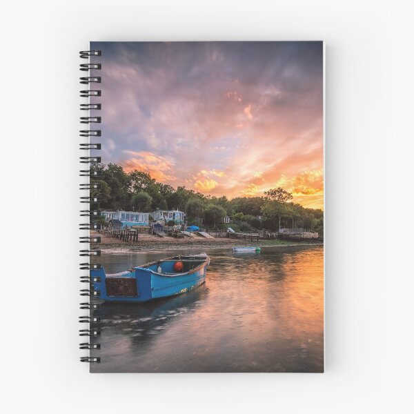 Item preview, Woodside Bay Boat Sunset designed and sold by manateevoyager.