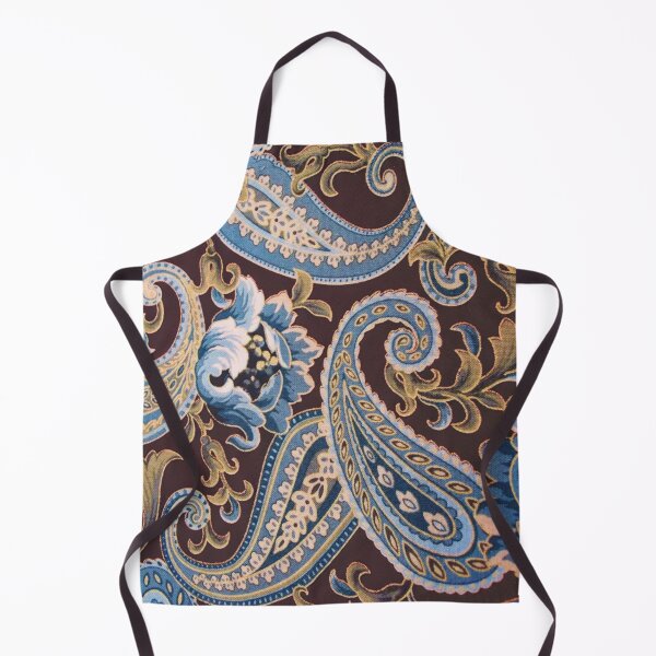 Item preview, Blue Brown Vintage Paisley designed and sold by Gerson Ramos.