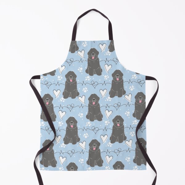 Item preview, LOVE Gray Newfie Newfoundland dog designed and sold by Lulupainting.