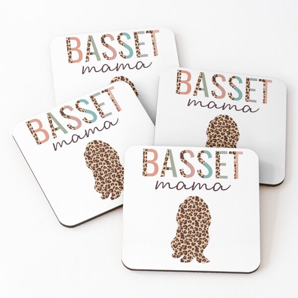 Item preview, Basset Mama With Leopard Print For Basset Hound or Dog Mom designed and sold by JokeGysen.