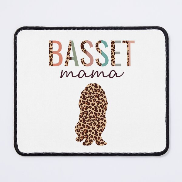 Item preview, Basset Mama With Leopard Print For Basset Hound or Dog Mom designed and sold by JokeGysen.