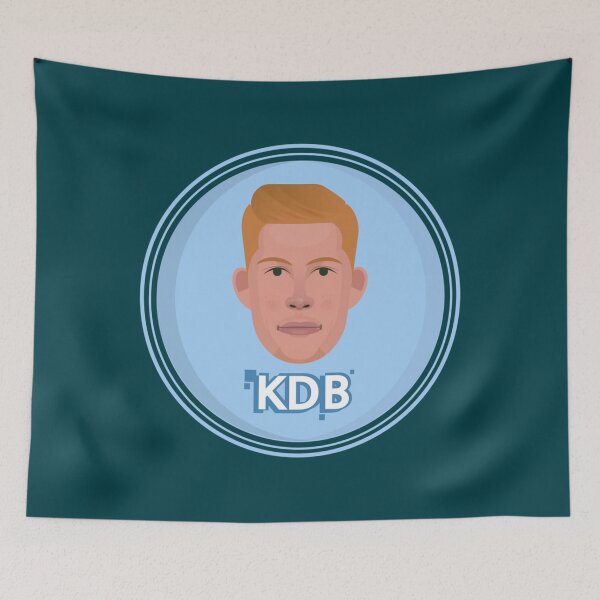 Artikelvorschau, Kevin De Bruyne - KDB   entworfen und verkauft von HomeOfSports.