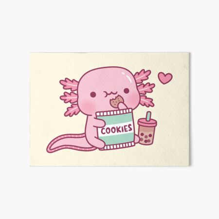 Funny Snaxolotl Axolotl Munching On Potato Chips Photographic Print for  Sale by rustydoodle