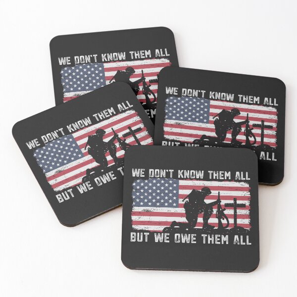 Item preview, We Don't Know The All But We Owe Them All Veteran Day American Flag Patriotic Solder  designed and sold by alenaz.