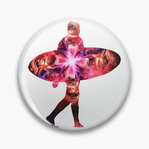 Item preview, Surfing the Cosmos - Primordial Fire Patterns for T-shirts, stickers and other accessories designed and sold by Celestial Reach.