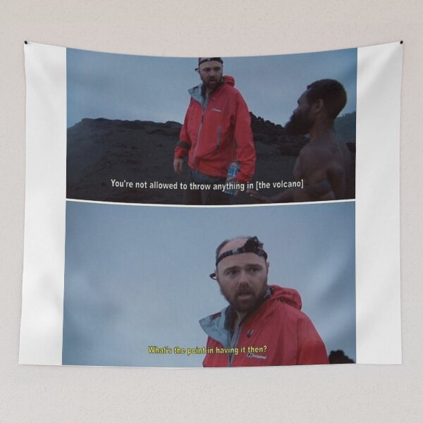 Item preview, No Context Karl Pilkington - Volcanos  designed and sold by amacauleyphotos.