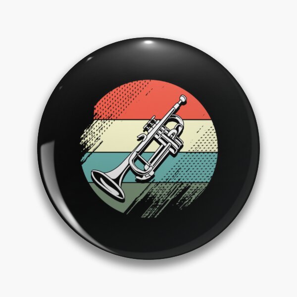 Artikelvorschau, Retro Vintage Marching Band Trombone entworfen und verkauft von MaiLites.