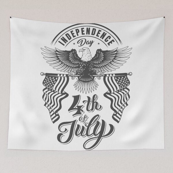 Artikelvorschau, 4th Of July USA Independence day Patriotic Bald Eagle entworfen und verkauft von Beeroclock.
