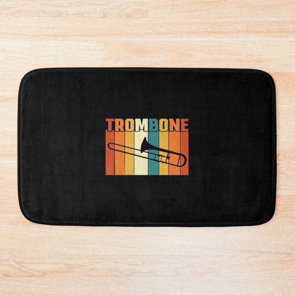 Artikelvorschau, Retro Vintage Trombone Marching Band Gift Idea entworfen und verkauft von MaiLites.