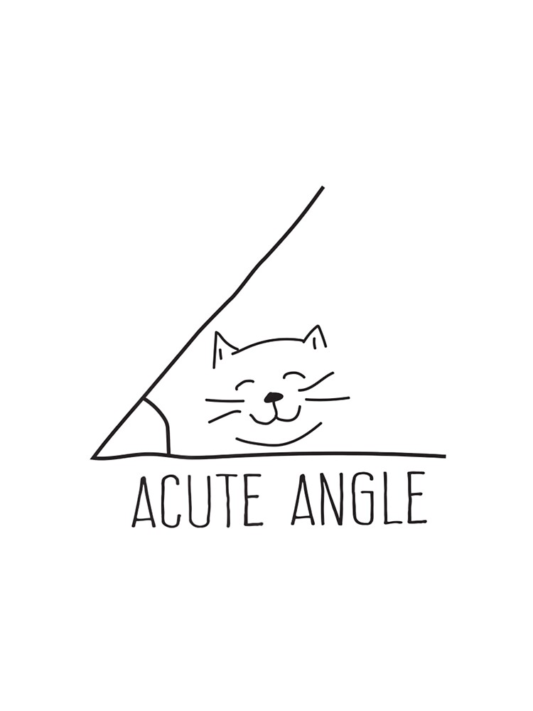 Acute angle 2025 cat shirt