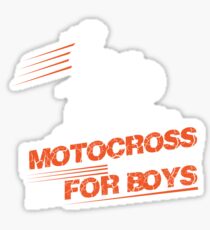 Motocross These Toys Ain't Just For Boys Sticker