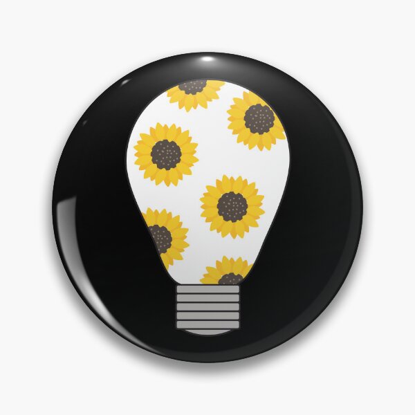 Item preview, Light bulb with yellow flowers designed and sold by Tanya Mihe.