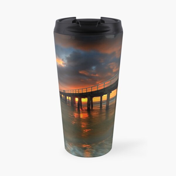 Seaford Pier Sunset Travel Mug