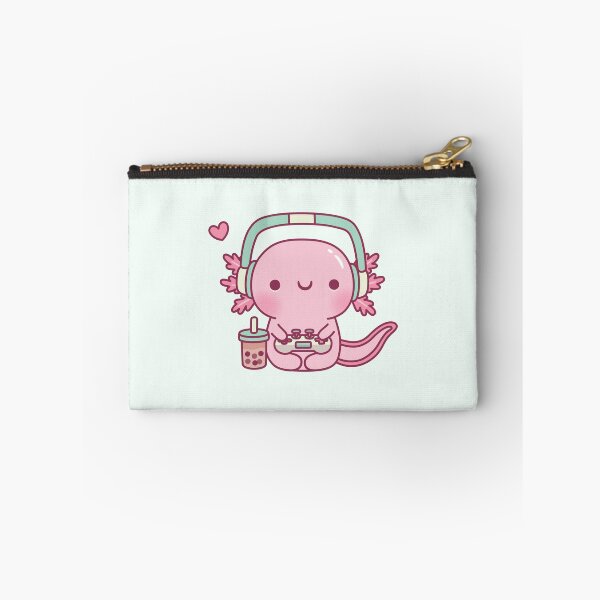 Item preview, Cute Axolotl Playing Video Games Gamer Funny designed and sold by rustydoodle.