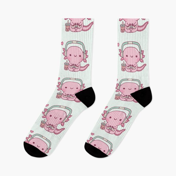 Item preview, Cute Axolotl Playing Video Games Gamer Funny designed and sold by rustydoodle.
