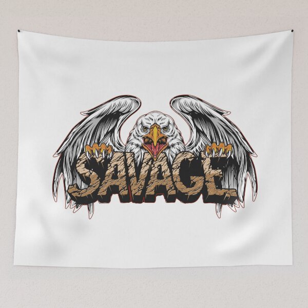 Artikelvorschau, Savage 4th Of July USA Independence day Patriotic Bald Eagle entworfen und verkauft von Beeroclock.