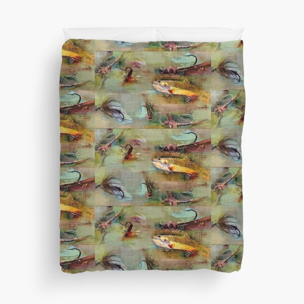 Gone Fishin' Duvet Cover