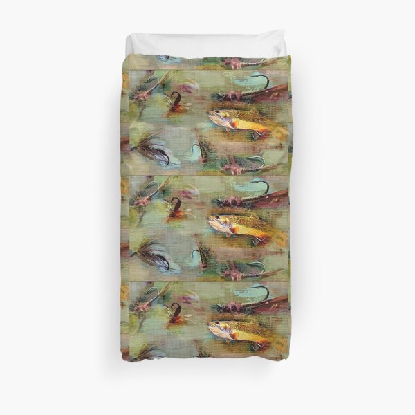 Gone Fishin' Duvet Cover
