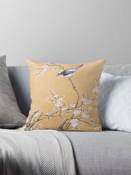 Spring Melody - Vintage Throw Pillow