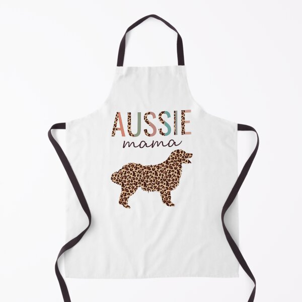 Artikelvorschau, Aussie Mama With Leopard Print Australian Shepherd Dog Mom entworfen und verkauft von JokeGysen.