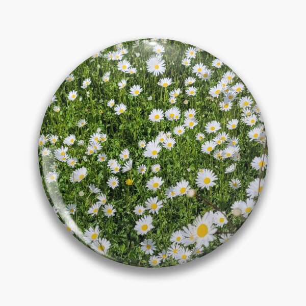Item preview, White Daisies on a Green Lawn designed and sold by KALEIDOSCOPE UK.